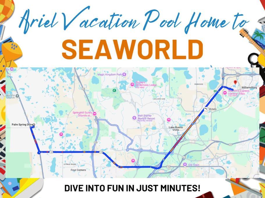 Ariel Private Pool Home Wspa Orlando Luaran gambar