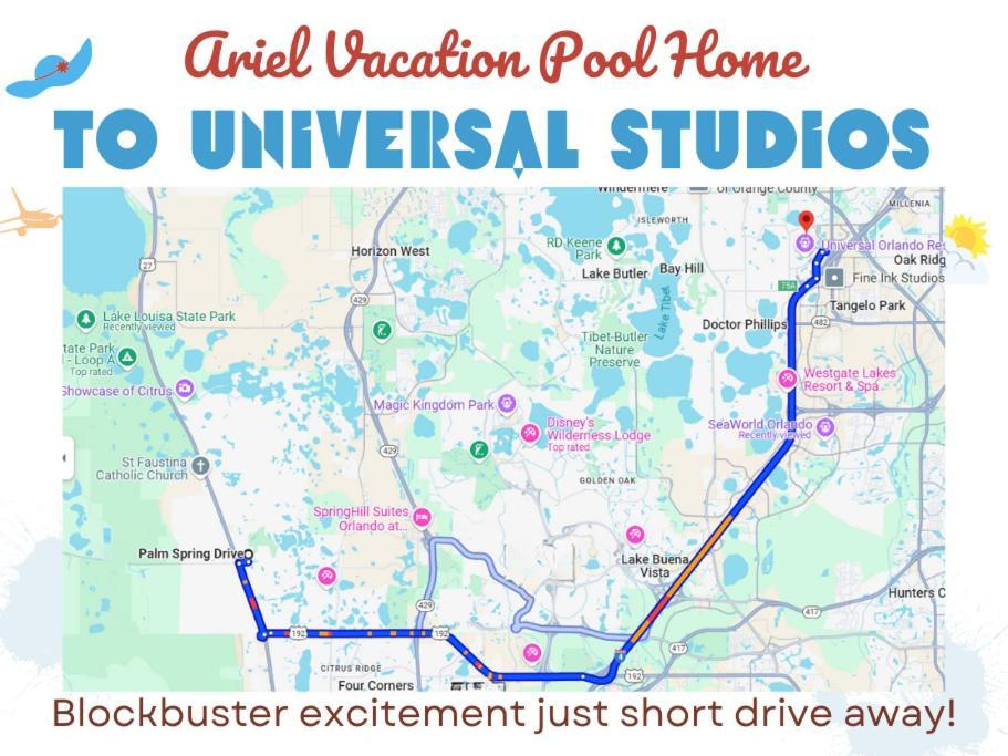 Ariel Private Pool Home Wspa Orlando Luaran gambar